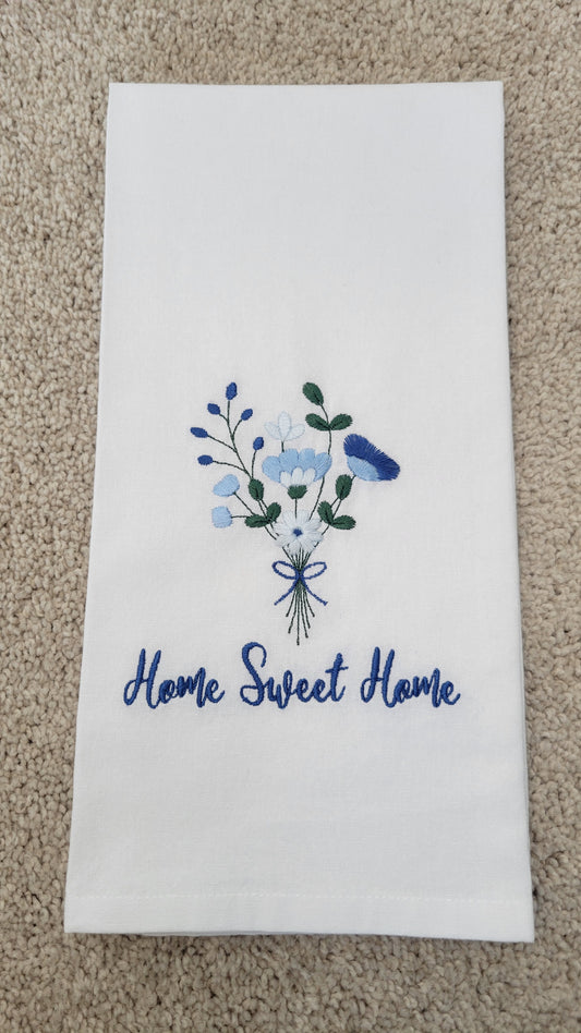 Home Sweet Home Bouquet Hand Towel