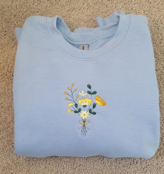 Bouquet Pattern Only - Adult Sweatshirt