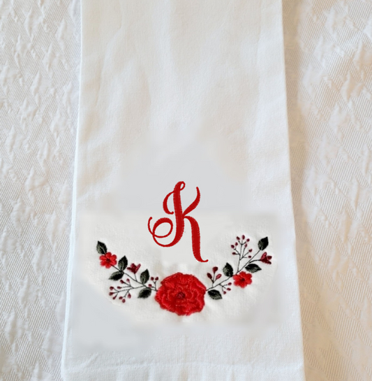 Floral Arc Hand Towel