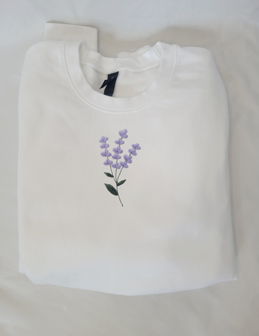 Lavender Pattern Only - Adult Sweatshirt