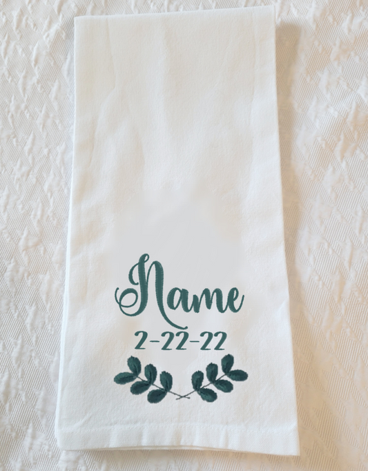 Name & Est. Hand Towel